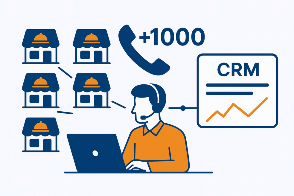 Телефония для сети ресторанов